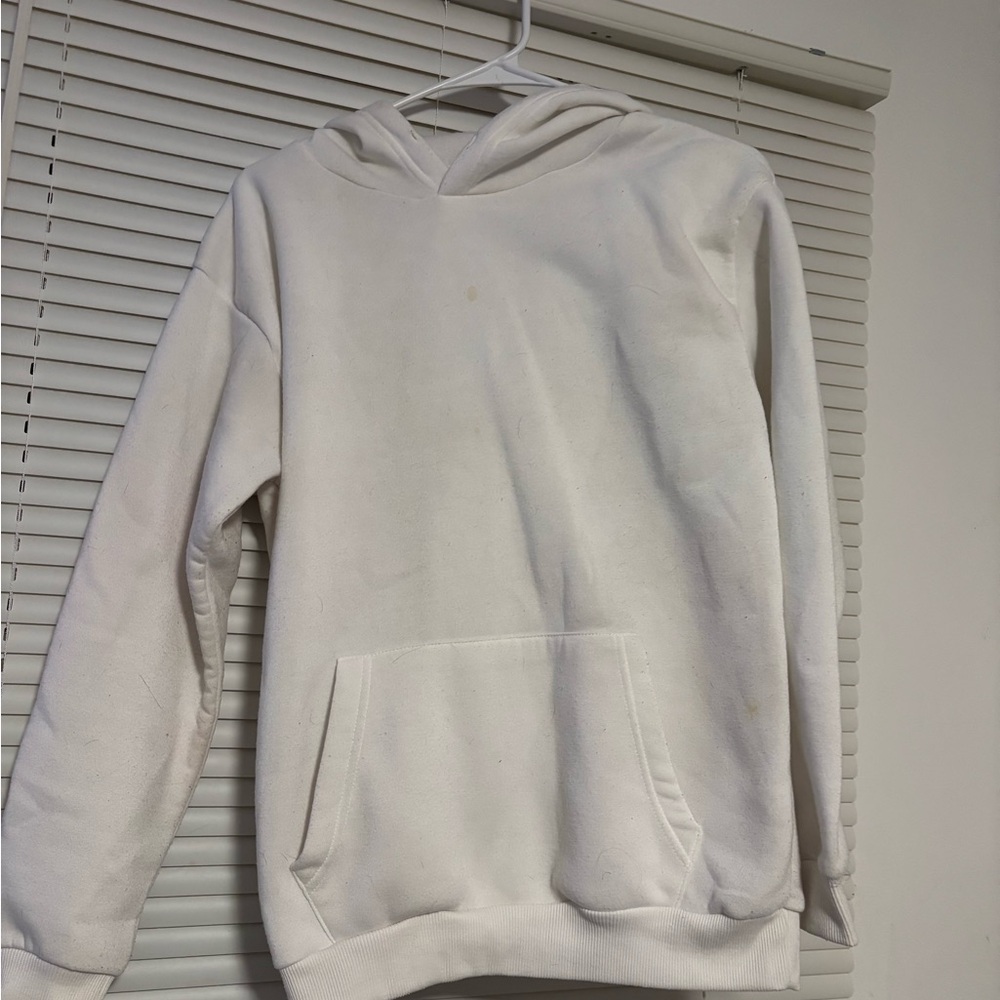 SHEIN Classic White Hoodie